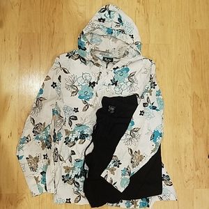 Analogy set. Floral Jacket with pants